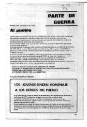 thumbnail of Parte de Guerra. 29-8-1974