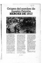 thumbnail of Peloton. Heroes de 1917