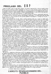 thumbnail of Proclama del ERP