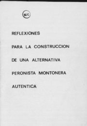 thumbnail of 1979 junio. Reflexiones para construccion alternativa peronista montonera autentica