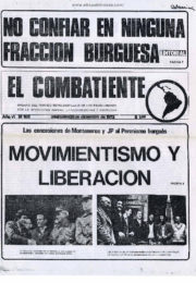 thumbnail of El Combatiente n 102 1973 diciembre 26