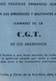 thumbnail of Llamado de la CGTA